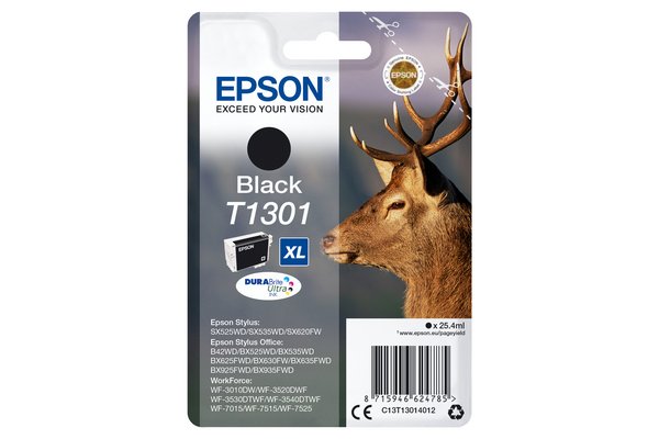 Cartouche EPSON C13T13014012 T1301 - Noir