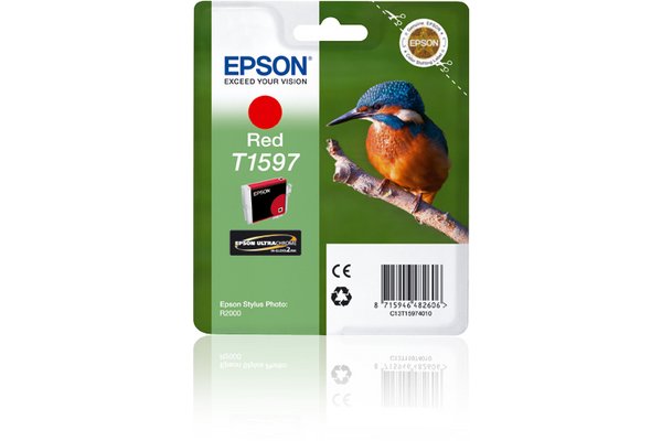 Cartouche EPSON C13T15974010 T1597 - Rouge