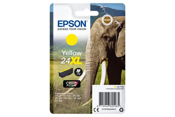 Cartouche EPSON C13T24344012 24XL - Yellow
