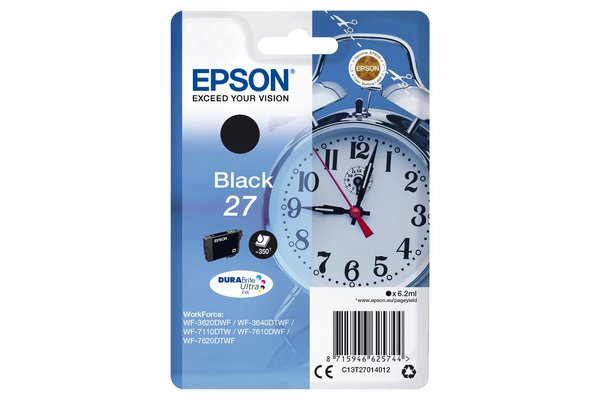 Cartouche EPSON C13T27014012 27 - Noir