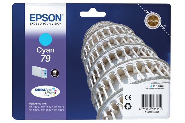 Cartouche EPSON C13T79124010 79 DURABrite - Cyan