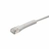 Cordon RJ45 CAT 6A F/FTP manchon coudable gris - 2 m