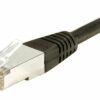 Cordon RJ45 CAT 6A S/FTP noir - 1 m