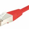 Cordon RJ45 catégorie 5e F/UTP rouge - 1 m