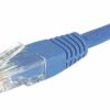 Cordon RJ45 catégorie 5e U/UTP bleu CCA - 0,3 m
