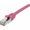 Cordon RJ45 catégorie 6 F/UTP LSOH SNG rose - 1,5 m