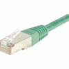 Cordon RJ45 catégorie 6 F/UTP vert - 0,15 m