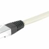 Cordon RJ45 catégorie 6 S/FTP LSOH PoE++ gris - 10 m