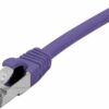 Cordon RJ45 catégorie 6A F/UTP LSOH snagless violet - 5 m