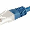 Cordon RJ45 catégorie 6A F/UTP bleu - 25 m