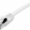 Cordon RJ45 catégorie 6A S/FTP LSOH snagless blanc - 15 m