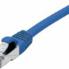 Cordon RJ45 catégorie 6A S/FTP LSOH snagless bleu - 25 m