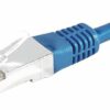 Cordon RJ45 catégorie 6A S/FTP bleu - 5 m