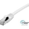 Cordon RJ45 certifié GRS CAT 6 F/UTP snagless blanc - 1 m