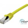 Cordon RJ45 certifié GRS CAT 6 F/UTP snagless jaune - 5 m