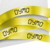 DYMO Rhino Etiquette industrielle gaine thermorétractable 12mm x 1,5m noir/jaune
