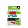DYMO Ruban D1 - 12 mm noir sur rouge