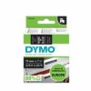 DYMO Ruban d étiquettes autocollantes D1 19 mm x 7 m, blanc sur noir