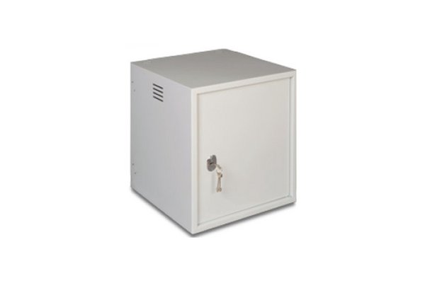 EKIVALAN Coffret 19P anti-vandales 12U prof.600mm, porte métal à clé