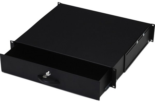 EKIVALAN Tiroir 19" 2U prof. 400mm avec fermeture à clef
