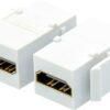 Embase de traversée HDMI 2.0 keystone pour panneau de brassage