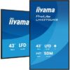 IIYAMA- Afficheur professionnel 43   LH4375UHS-B2AG