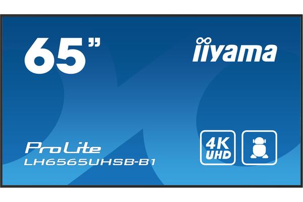 IIYAMA- Afficheur professionnel 65 LH6565UHSB-B1