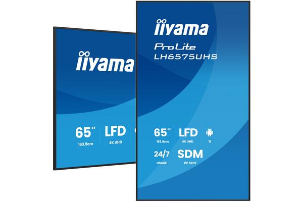 IIYAMA- Afficheur professionnel 65" LH6575UHS-B2AG