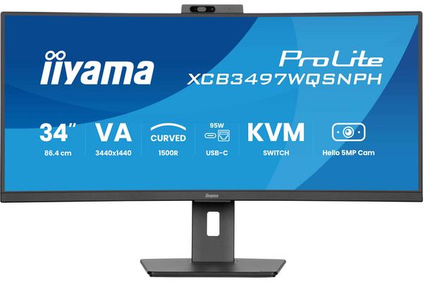 IIYAMA- Ecran bureautique incurvé 34" XCB3497WQSNPH-B1