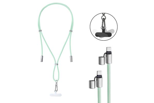 INTENSO Lanière de chargement pour téléphone portable vert