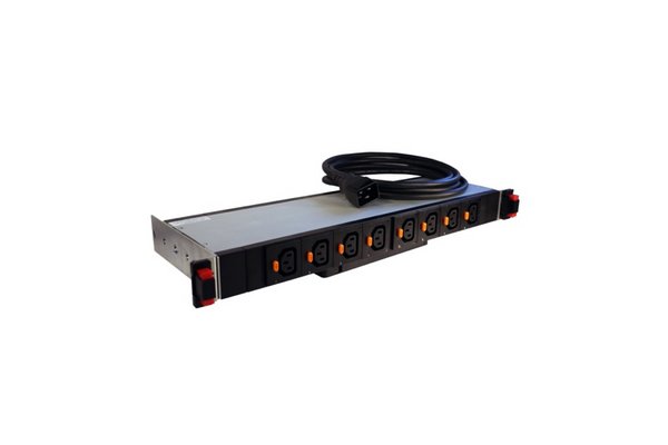 LEGRAND 646020 PDU IP 1U 10/16A 8 p. 8x C13 Entrée C14/C20 - Switched