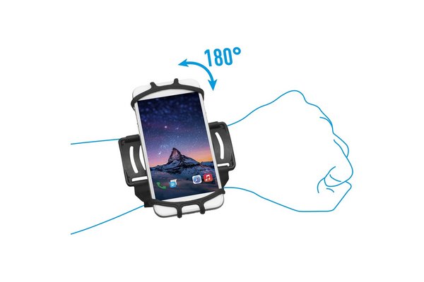 MOBILIS Brassard pour téléphone portable 5-7 - Noir