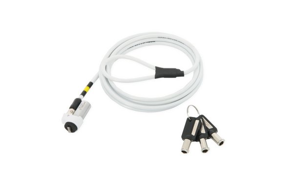 MOBILIS Câble de sécurité Tête Fine avec Verrou à Clé pour Encoche Nano