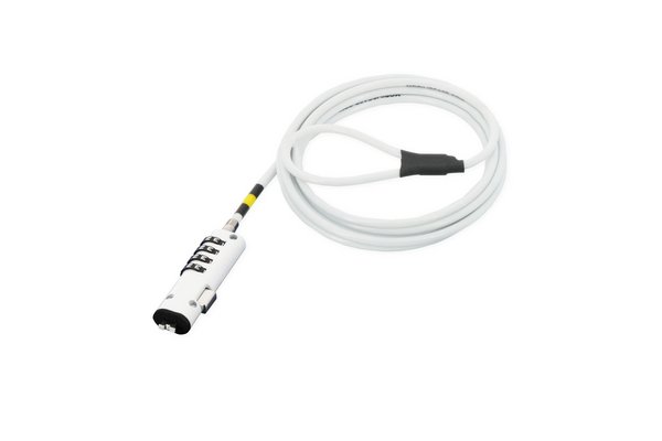 MOBILIS Câble de sécurité Tête Fine avec Verrou à Code pour Encoche Nano