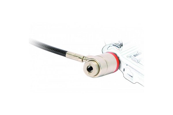 MOBILIS Câble de sécurité à clé Master Key - 1.8 m - Blanc