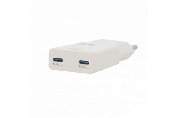 MOBILIS Chargeur 30W ultra compact 2 ports USB-C