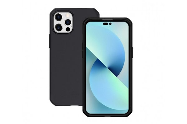 MOBILIS Coque antimicrobien SPECTRUM pour IPhone14/13 - 100% RECYCLÉE - Noir