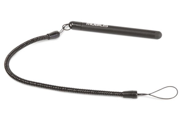 MOBILIS Pack de 10 Stylets rétractables capacitifs + Cordon spiralé pour mobile