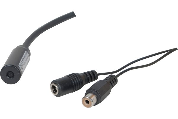 Micro sur rca pour enregistreur (dvr) videosurveillance