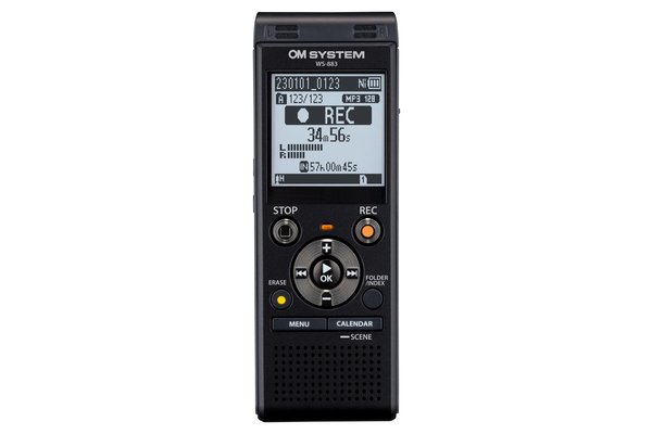 OM SYSTEM Enregistreur numérique WS-883 (8GB) - Noir