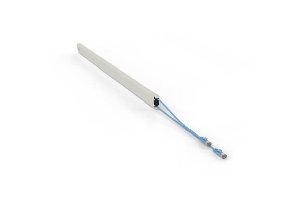 PATCHBOX ONE CASSETTE CAT6A STP BLEU 2,5 m 46U