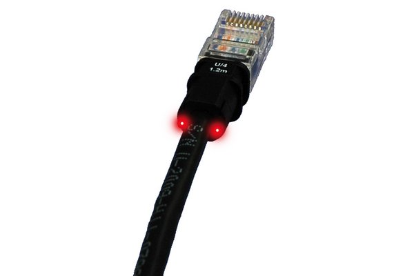 PATCHSEE U/4 Cordon RJ45 catégorie 5e U/UTP noir - 1