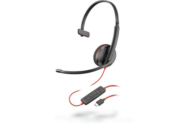 PLANTRONICS Blackwire C3210 casque USB-C - 1 écouteur