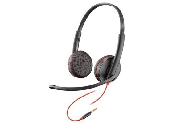 PLANTRONICS Blackwire C3225 Casque Jack 3.5 -2 écouteurs