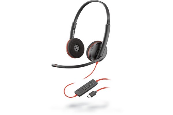 PLANTRONICS Blackwire C3225 casque USB-A+Jack -2 écouteurs