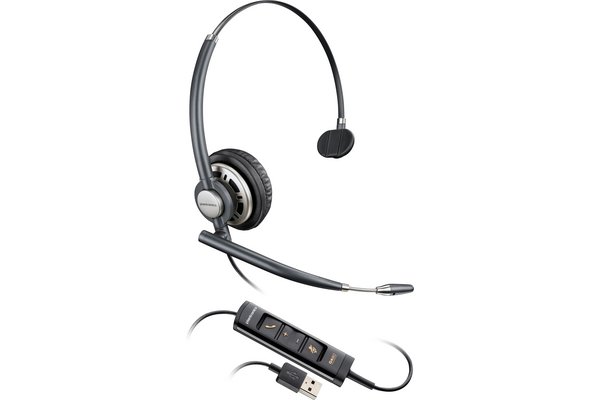 PLANTRONICS EncorePro HW715 Casque filaire USB 1 écouteur