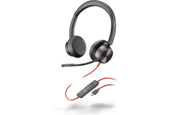 POLY Blackwire 8225 Micro-casque USB-C/A ANC- 2 écouteurs