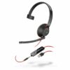 POLY Blackwire C5210 casque MS USB-C/A+Jack - 1 écouteur