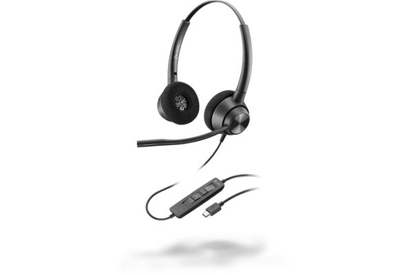 POLY EncorePro 320 Casque filaire USB-C 2 écouteurs