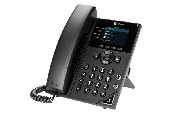 POLY VVX 250 téléphone de bureau IP PoE - 4 lignes SIP